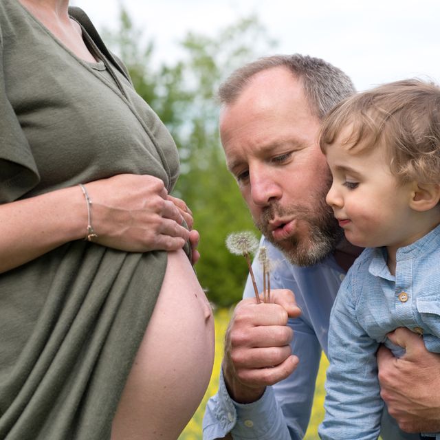 Schwangerschaftsshooting Rapsfeldt Familie